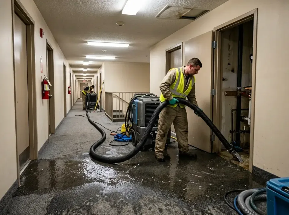 multi-unit-apartment-hallway-f-005 — frequently asked questions, Emergency Burst Pipe Water Extraction & Removal in Jersey C…